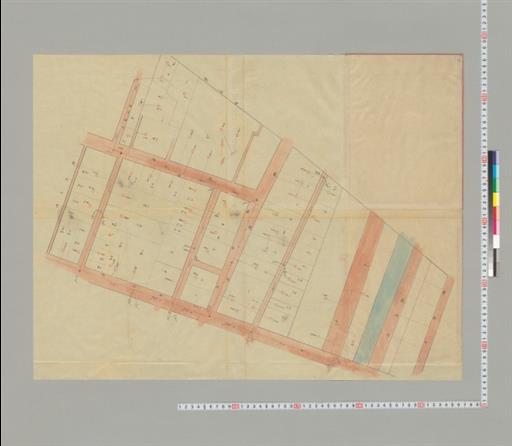 （神田区）東京府時代の神田岩本町附近上水配管図（上水樋線之図）