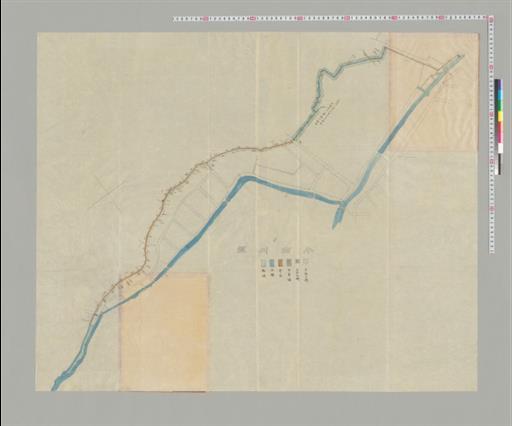 小石川区内 上水樋線之図（全体図）（第九号）