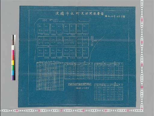 淀橋浄水場足砂関係要図