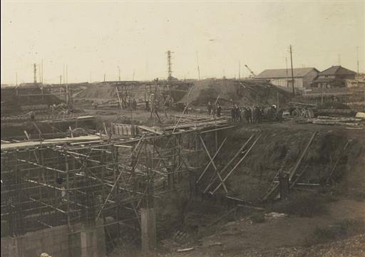 【金町浄水場】応急拡張工事風景