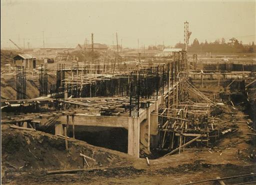 【金町浄水場】応急拡張工事風景
