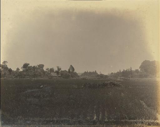 【村山貯水池】三光院より村山方面を望む