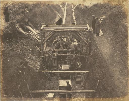 【村山貯水池】下貯水池引出隧道口