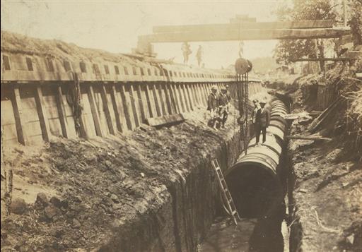 【その他】和田堀新宿線鉄管敷設工事 幡ヶ谷付近