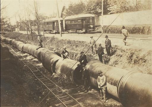 【その他】和田堀新宿線鉄管敷設工事 神宮裏