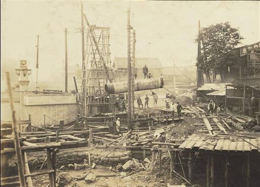 【工事写真】船河原橋際伏越工事