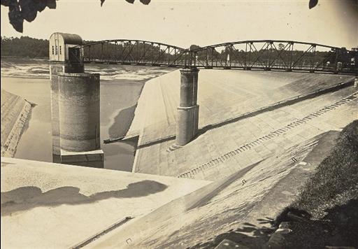 【村山貯水池】上貯水池 昭和15年6月 渇水