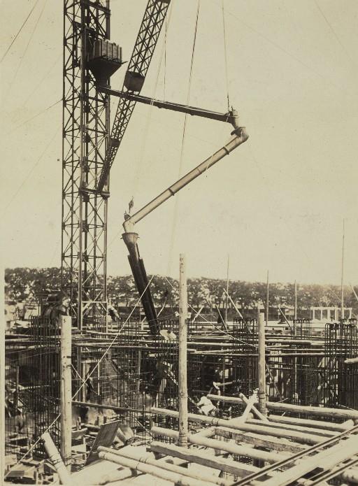 【金町浄水場】工事中の薬品処理室