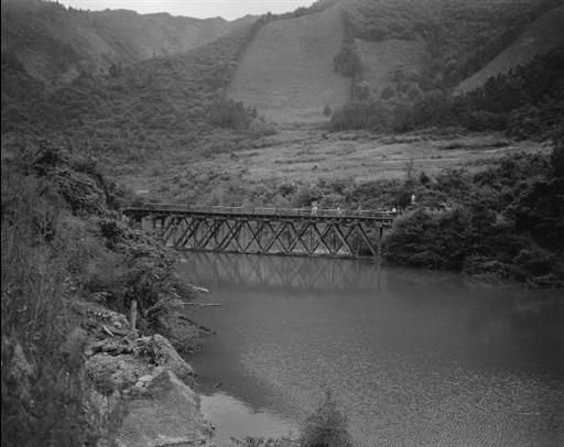 【小河内貯水池】管渡し橋