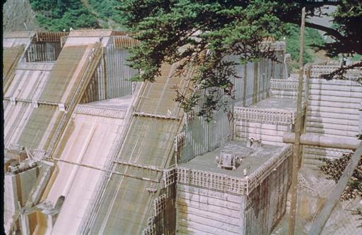 【小河内貯水池】コンクリート打設