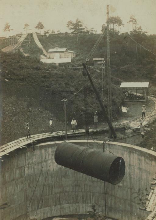 【山口貯水池】三号水路工事
