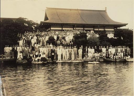 【その他】清澄庭園での第二期水道拡張工事認可祝賀会