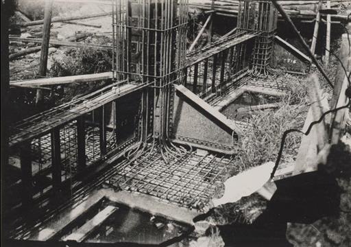 【旧隣接水道】調布取水所 堰工事