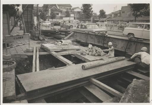 【工事写真】西新井幹線工事 足立区千住寿町近辺の推進工法