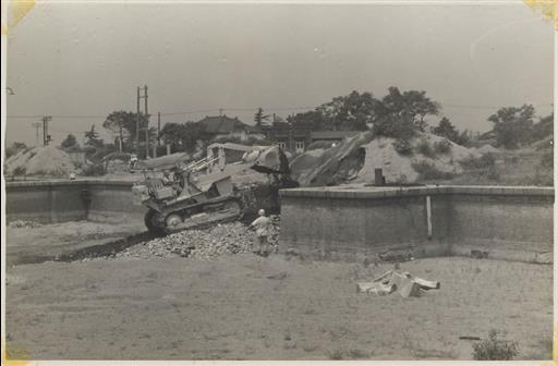 【淀橋浄水場】解体工事中の淀橋浄水場