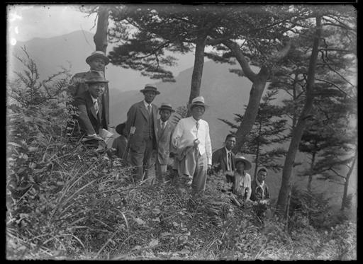 【水源林】小河内村センゲン山に於ける永田市長