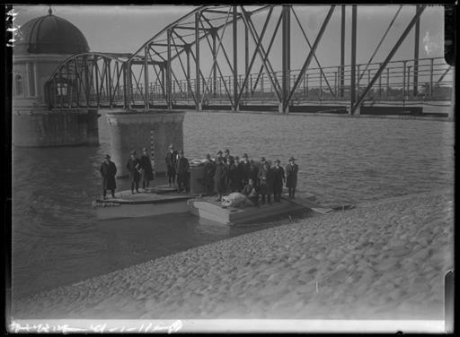 【村山貯水池】下貯水池取水塔視察