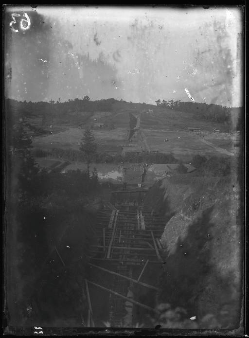 【村山貯水池】堤心部掘削工事