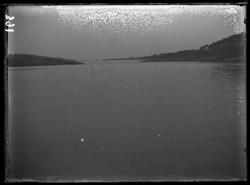 【村山貯水池】下貯水池満水状況