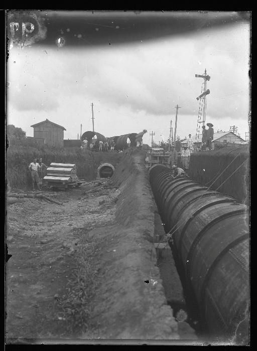 【工事写真】水道管敷設工事