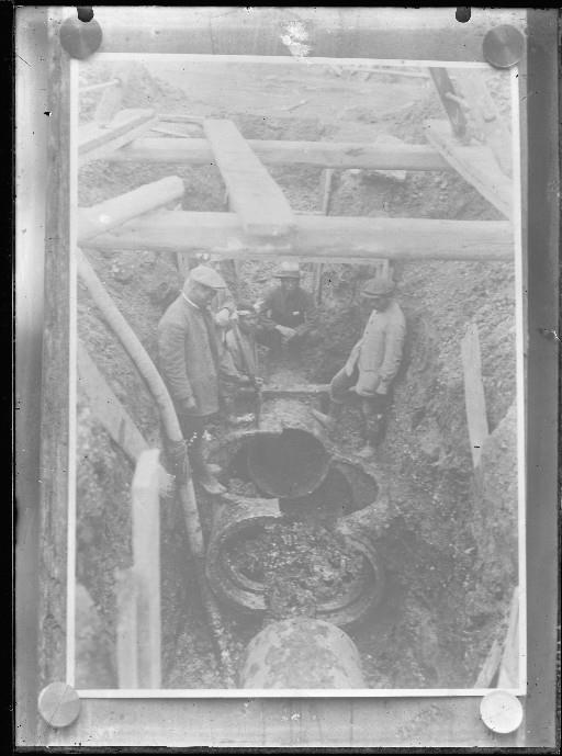 【工事写真】鉄管敷設工事状況